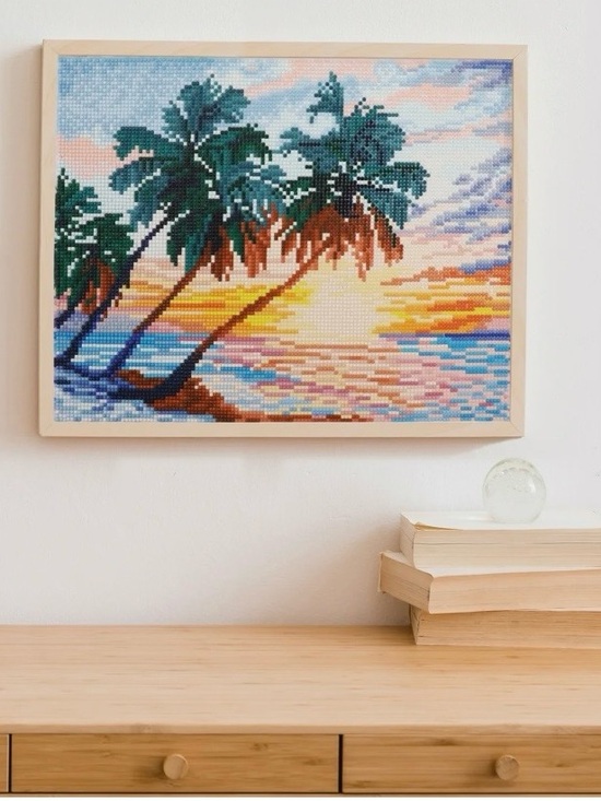 Diamond Dotz Other - New DIAMOND DOTZ® Tropical Sunset Special Edition Diamond Painting Kit